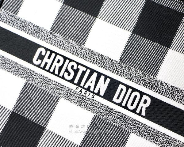 Dior包 迪奧經典款手提袋 Dio.r Book Tote格子系列 Dior購物包  Dyd1097